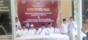 Bacaleg perempuan dari Partai Gerindra Banten melebihi angka 30 persen.