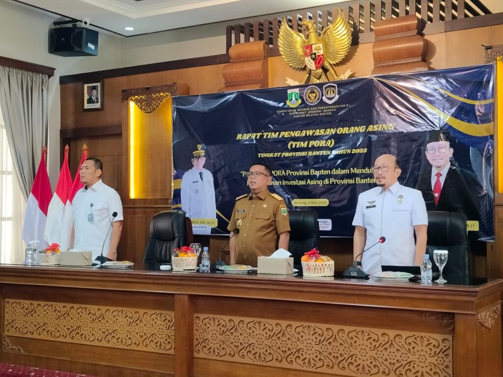Rapat Tim Pora di Gedung Negara Provinsi Banten (FOTO: KOSASIH/EKBISBANTE.COM)