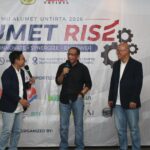 Alumni Teknik Metalurgi Untirta mengikuti sharing session lintas generasi pada Temu Alumet Untirta 2026 di Tangerang.